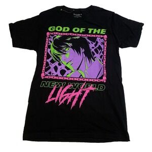 Death Note Light Yagami Graphic T-shirt Men's Small God Of The New World